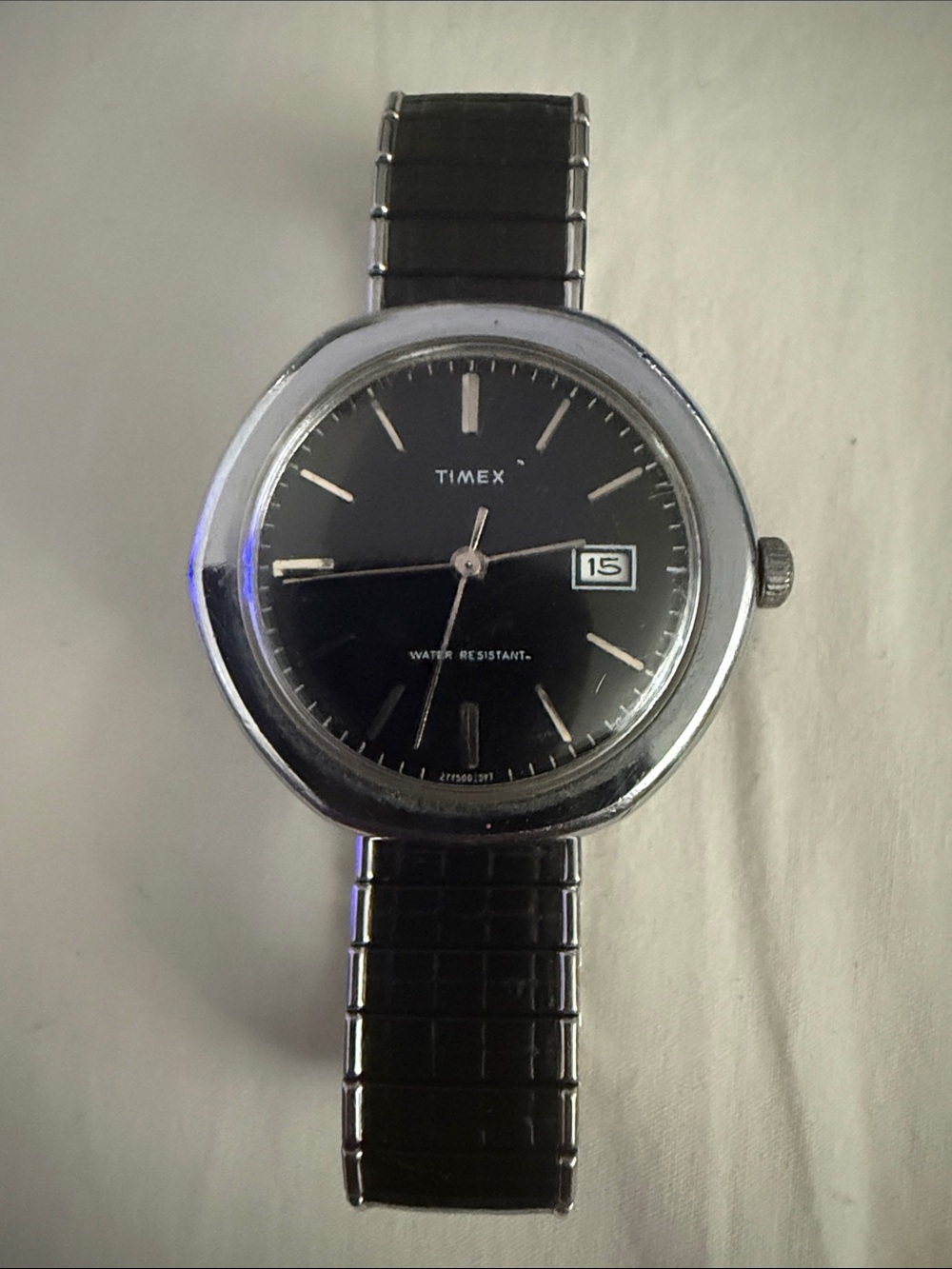 Vintage 1970s Timex Marlin Date Watch 2775002577